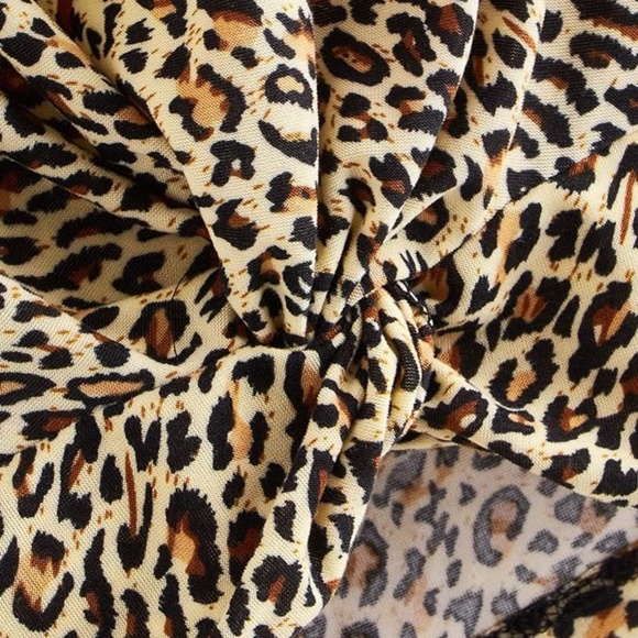 Leopard print crop top - Picture 3 of 3